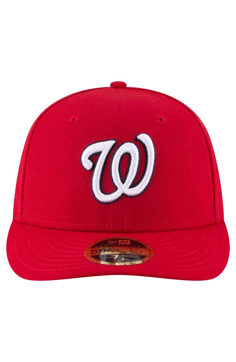 New Era Men's New Era Red Washington Nationals 20th Anniversary Low Profile 59FIFTY Fitted Hat, Alternate, color, Red