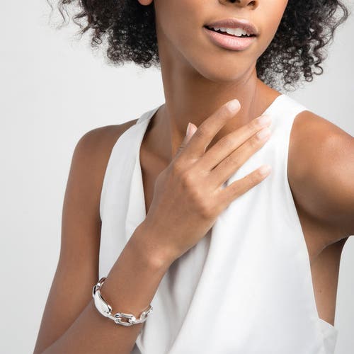 Zarux Modern Day Bracelet In Silver