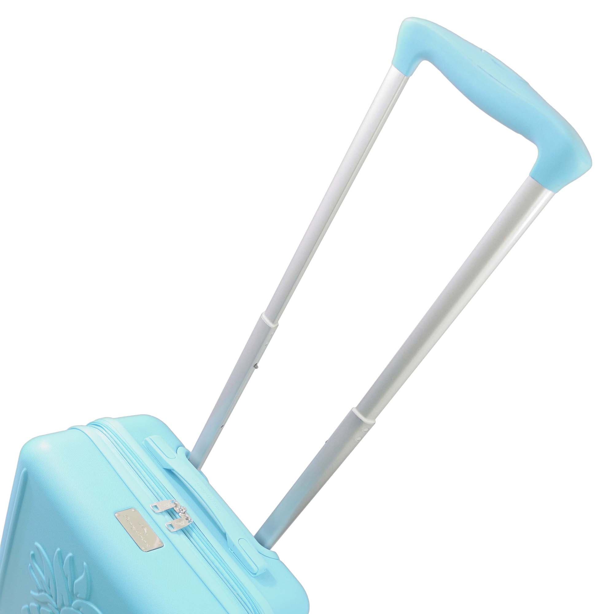 Tommy Bahama 3-Piece Hardside Luggage Set with 3D Pineapple 30", 26" & 21.5" Spinner Suitcases, Alternate, color, Blue