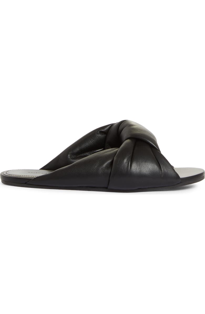 Balenciaga Drapy Slide Sandal, Alternate, color,