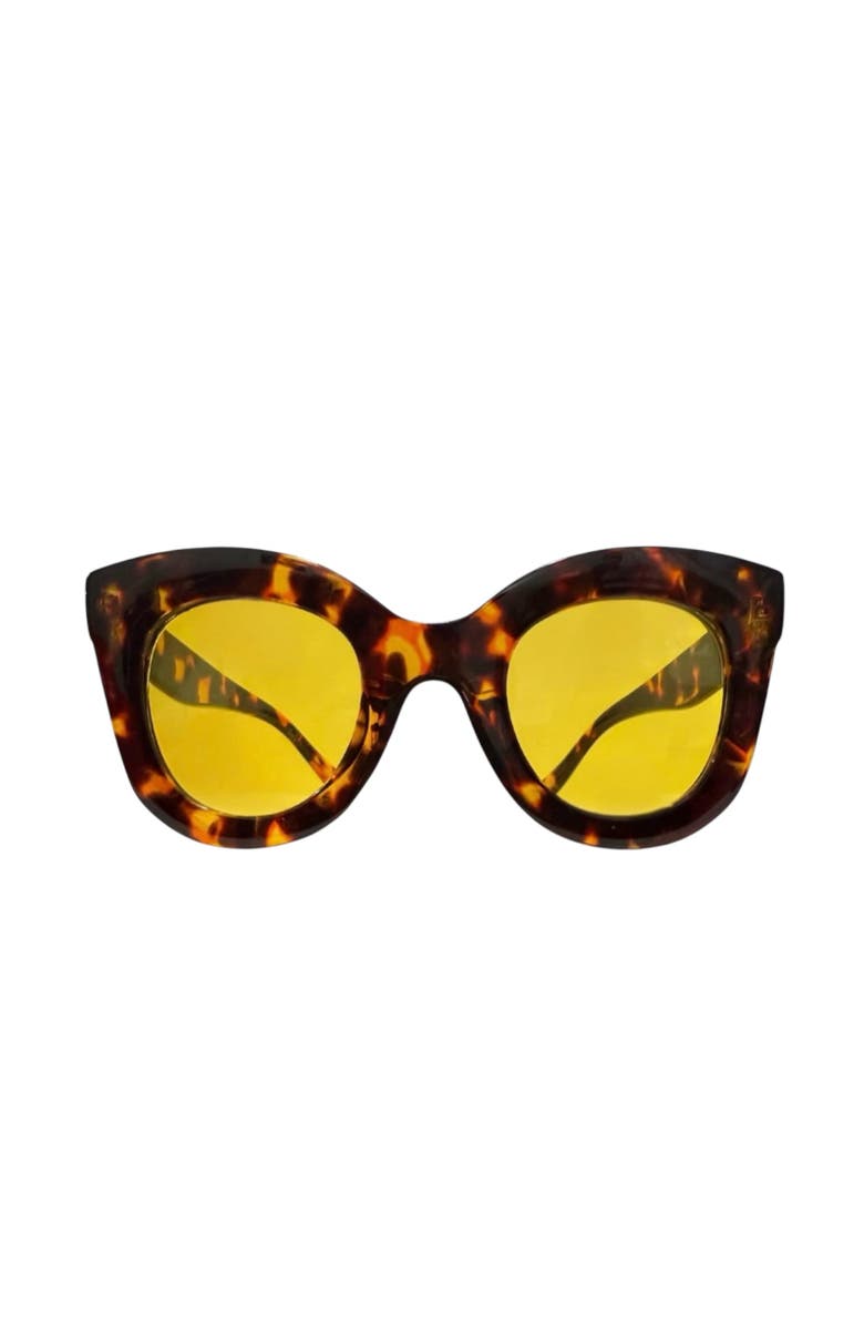 Tribal ëyës Tortoise yellow 47mm sunglasses, Main, color, 