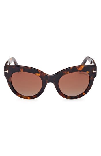 Tom Ford Lucilla 51mm Gradient Cat Eye Sunglasses