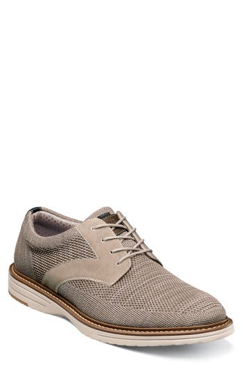 Nunn Bush Griff Plain Toe Derby In Taupe Multi