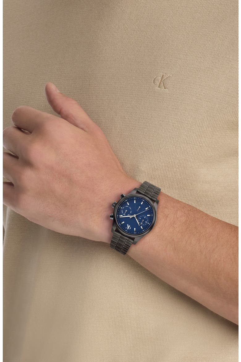 Modern Vintage Quartz Bracelet Watch, 38mm, Alternate, color, NAVY