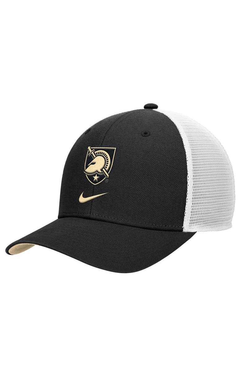 Nike Men's Nike Black Army Black Knights Rise Trucker Dri-FIT Adjustable Hat, Main, color, Black
