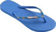 Havaianas Slim Glow Embellished Water Resistant Flip Flop