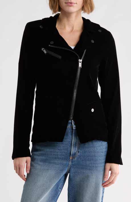 Velvet Moto Jacket
