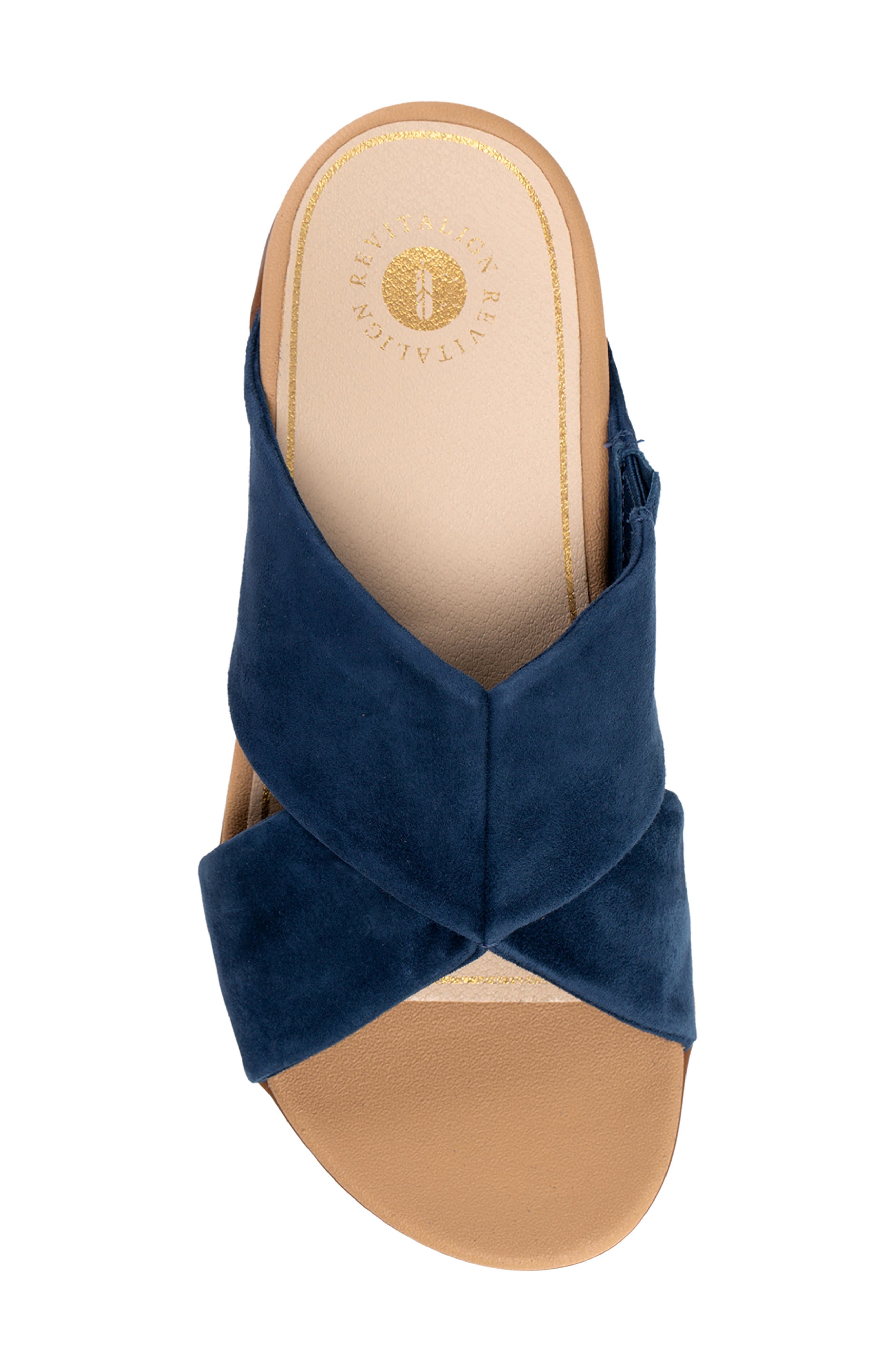 Riviera Slide Sandal, Alternate, color, MARINE BLUE