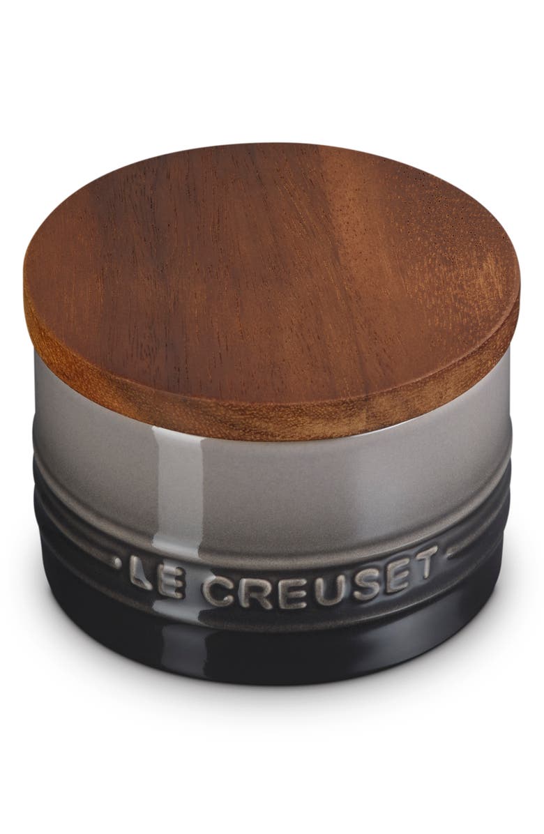 Le Creuset Signature Stoneware 7-Ounce Storage Canister, Alternate, color, Oyster