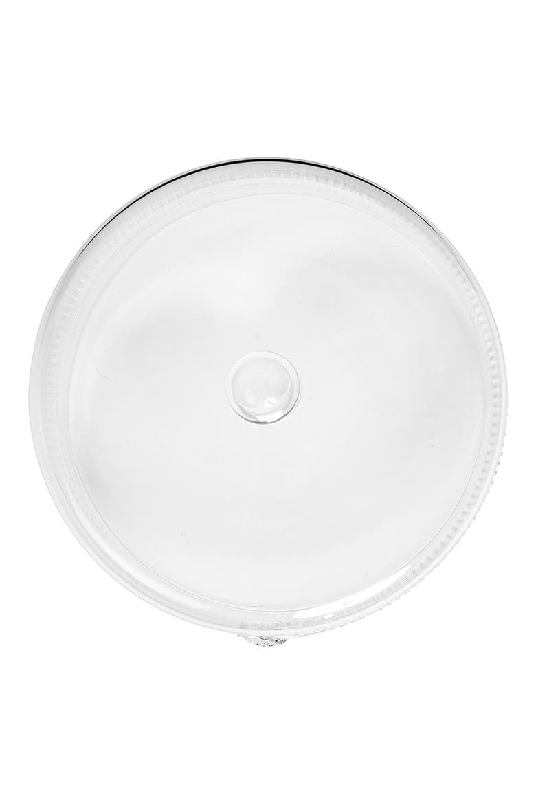 Amalia Petite Glass Cake Dome, Alternate, color, CLEAR