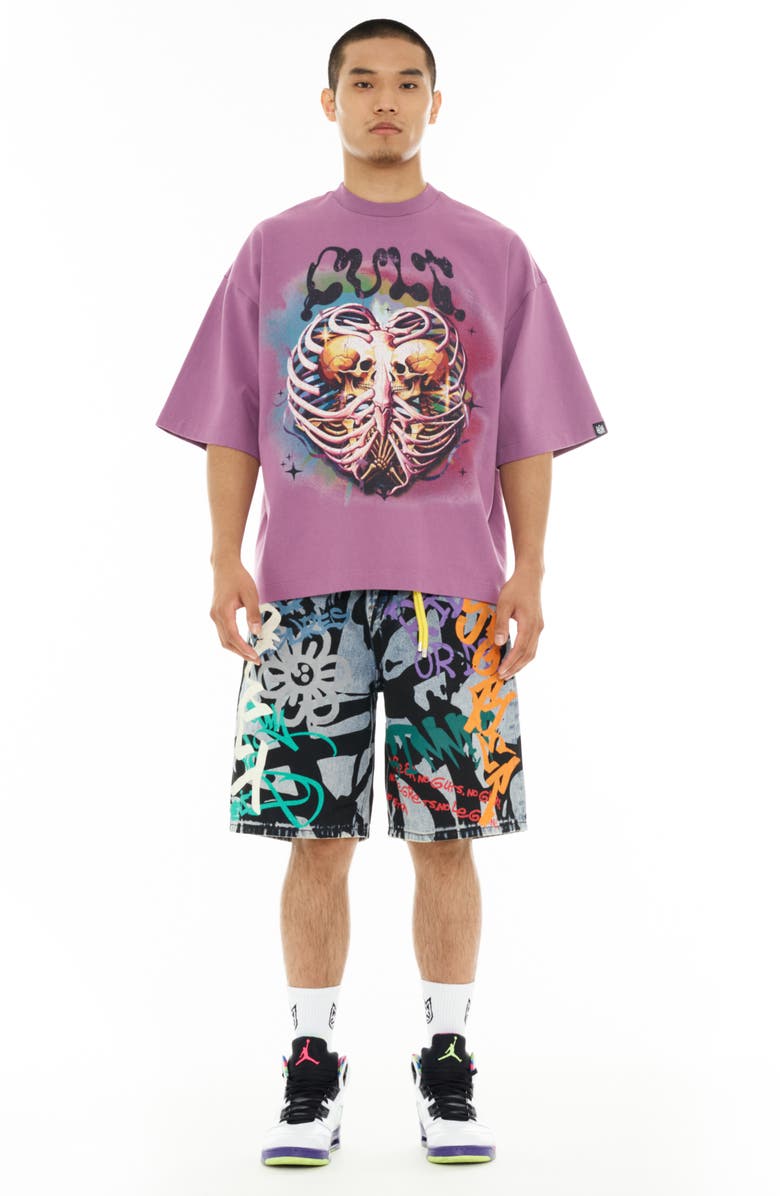 Cult of Individuality Crewneck Graphic T-Shirt, Alternate, color,