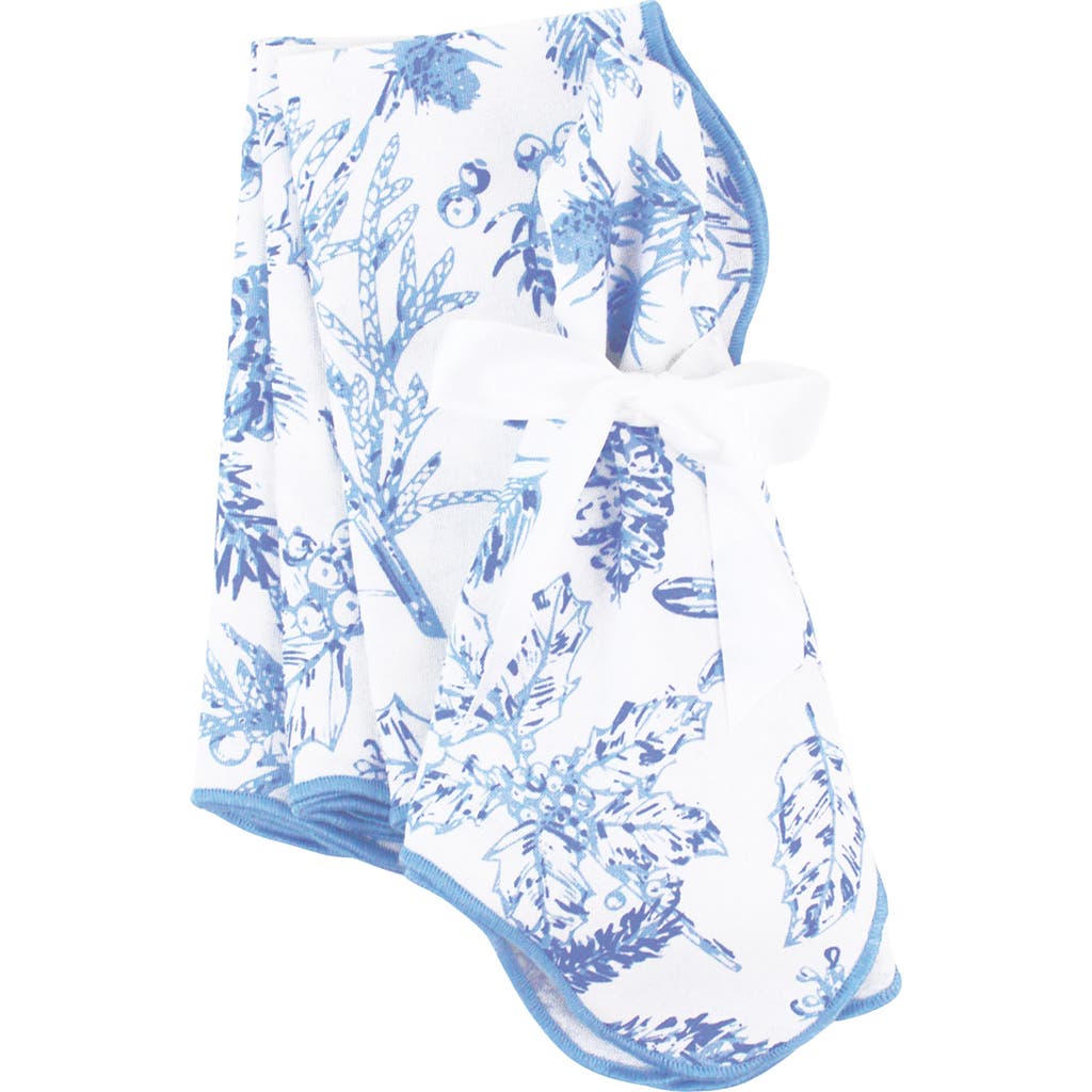 8 Oak Lane Blue Foliage Set Of 4 Napkins