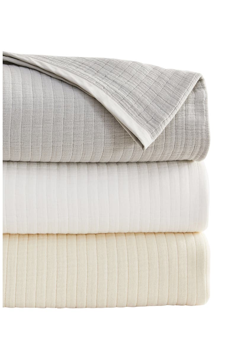 Cloud Cotton Gauze Blanket, Alternate, color, IVORY