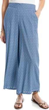 MAX STUDIO Wide Leg Pull-On Crop Pants