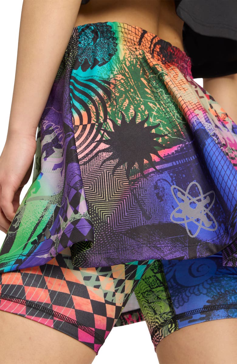 adidas x Jeremy Scott Print Skirt, Alternate, color, Bright Yellow