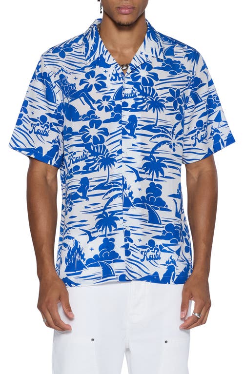 Ksubi Lagoon Print Camp Shirt In Multi
