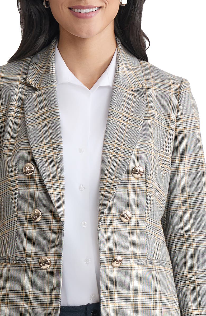 Jones New York Faux Double Breasted Blazer, Alternate, color,