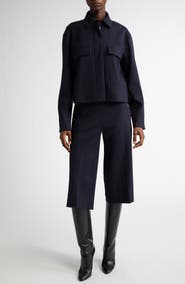 Max Mara Talamo Wool Blend Milan Jersey Jacket