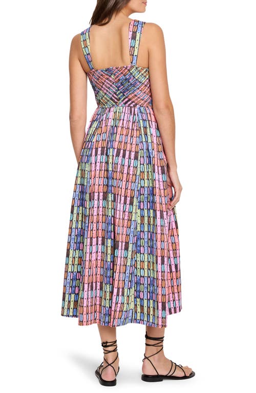 Nic + Zoe Nic+zoe Sarah Rainbow Macaroon Sleeveless Maxi Dress In Pink Multi