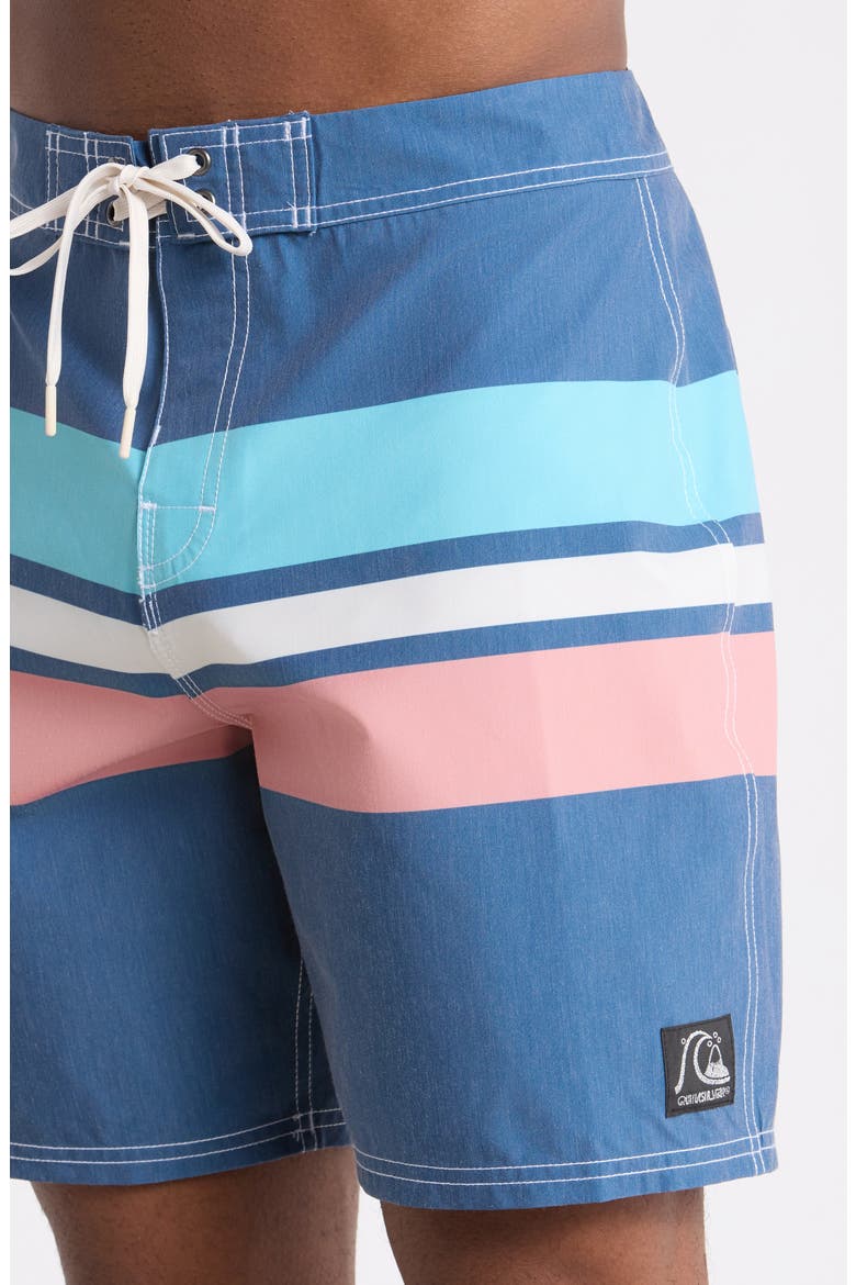 Original Straight Board Shorts, Alternate, color, DARK DENIM