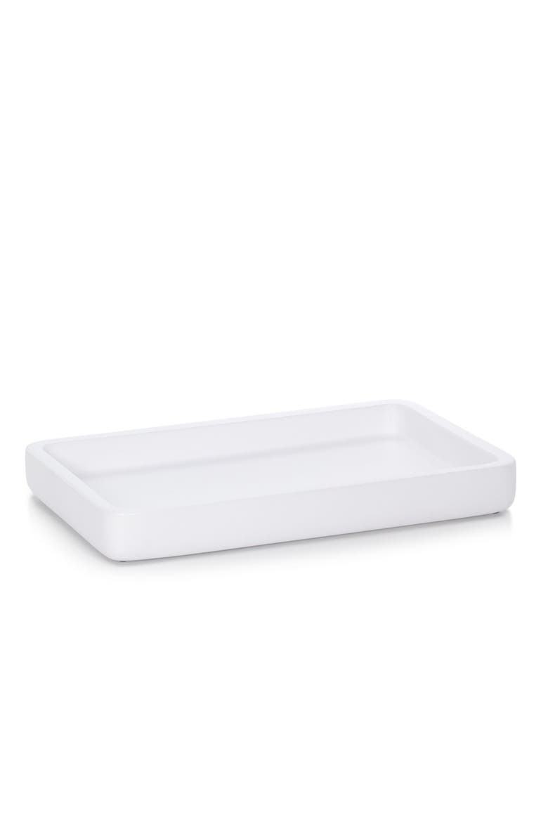 Domus White Matte Tray, Main, color, WHITE