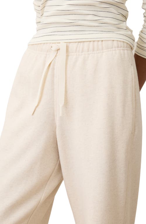Marine Layer Cloud 9 Fleece Wide Leg Sweatpants In Neutral
