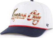 '47 Men's '47 White Kansas City Chiefs Patriotic Overhand Hitch Adjustable Hat