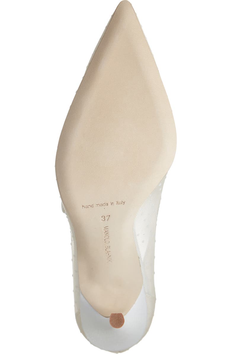 Manolo Blahnik Campari Pointed Toe Mary Jane Pump, Alternate, color,