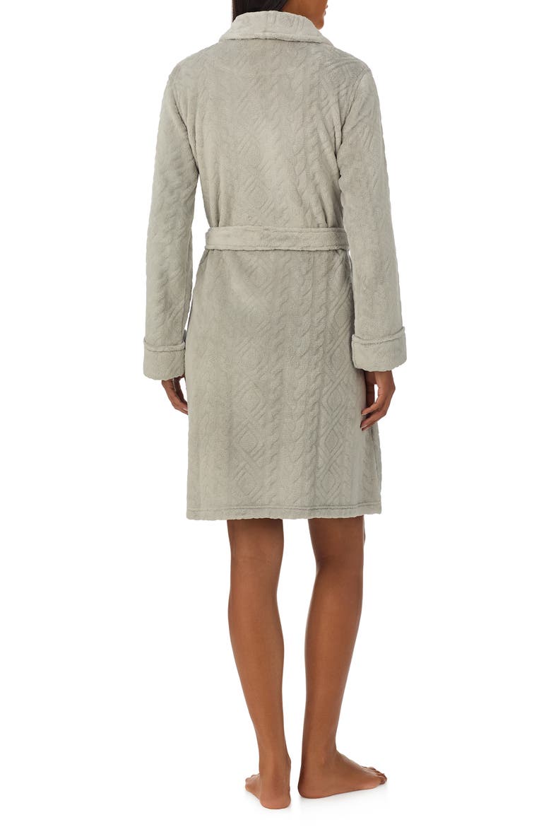 Quilted Robe, Alternate, color, GREY