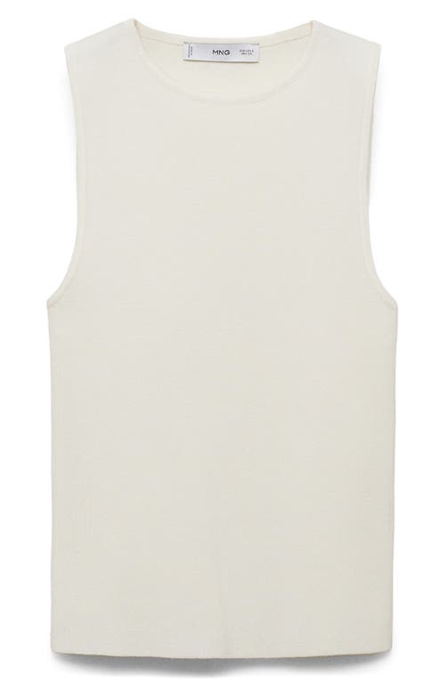 Mango Boat Neck Knit Top In Multi