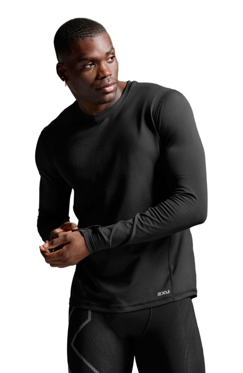 2XU Men
s Ignition Shield Compression Tights, Alternate, color, Black/Silver Reflective