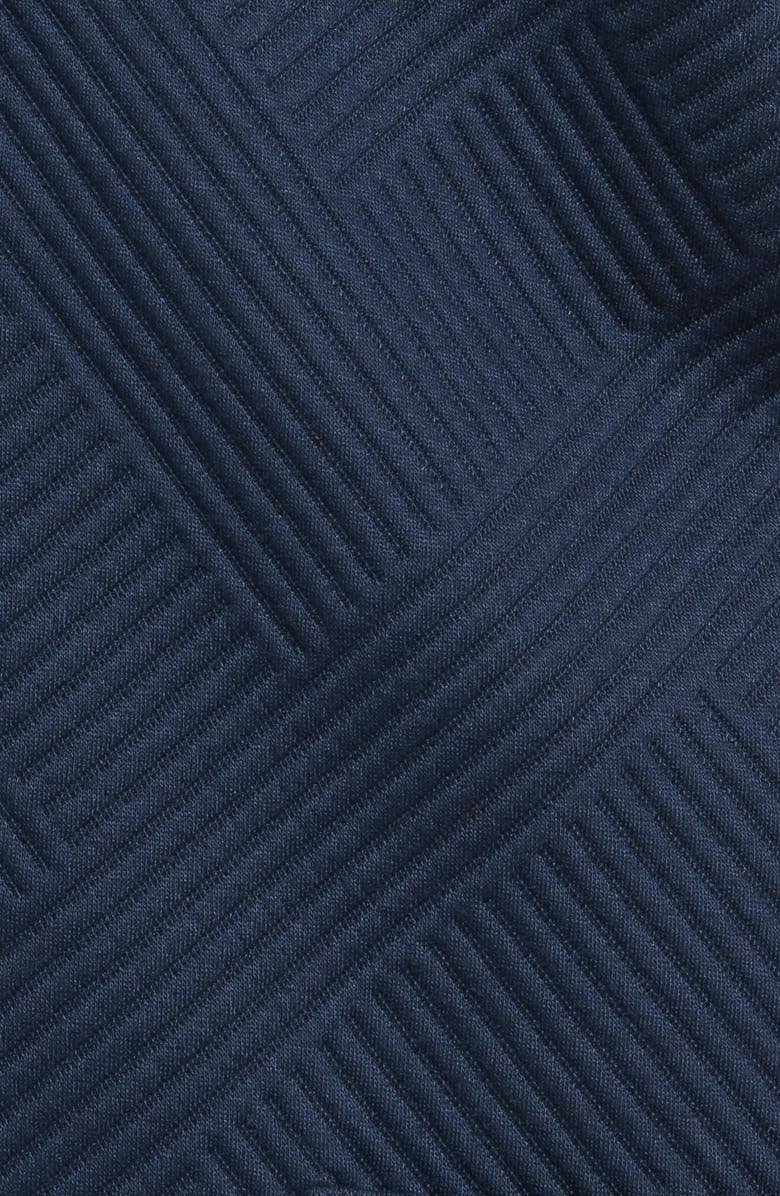 FLYING TOMATO Textured Short Sleeve Shirtdress, Alternate, color, Navy