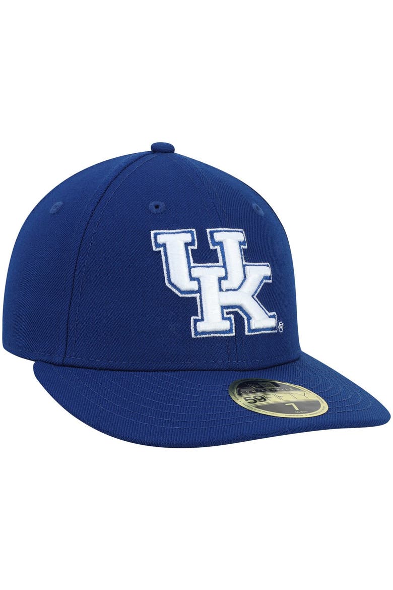 Men's New Era Royal Kentucky Wildcats Basic Low Profile 59FIFTY Fitted Hat, Alternate, color, Royal