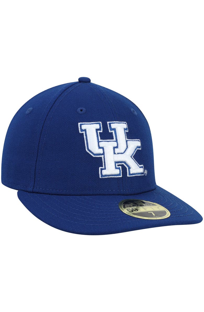 New Era Men's New Era Royal Kentucky Wildcats Basic Low Profile 59FIFTY Fitted Hat, Alternate, color, 