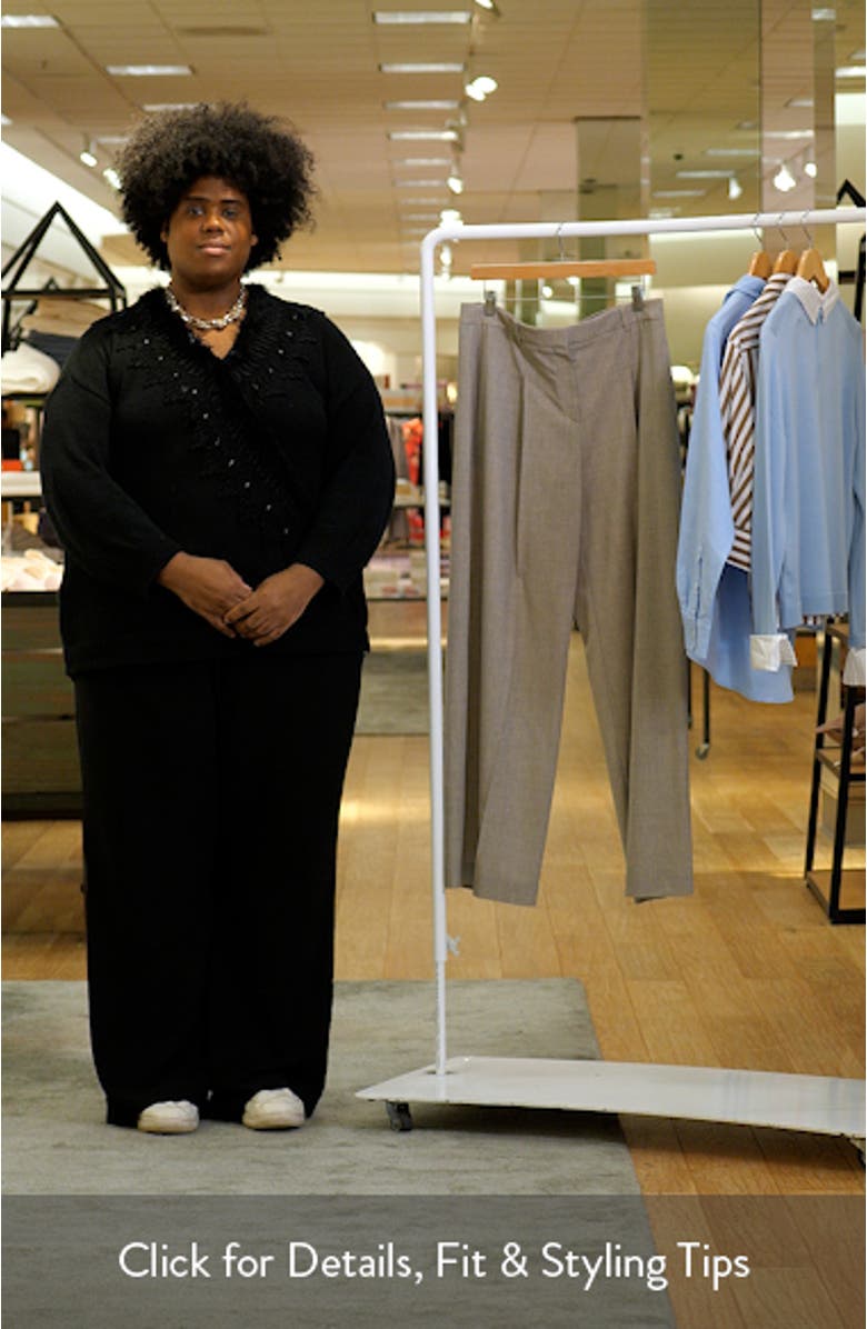 Tiana Virgin Wool Wide Leg Pants, sales video thumbnail