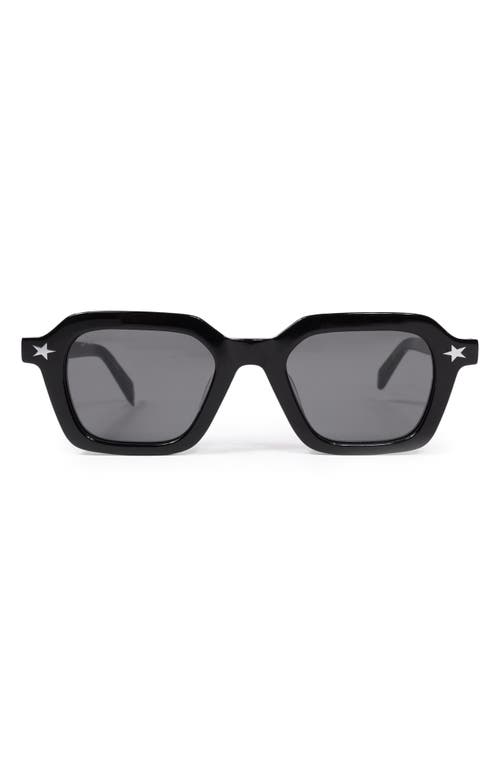 Pleasures X Akila Era 46mm Small Rectangular Sunglasses In Black