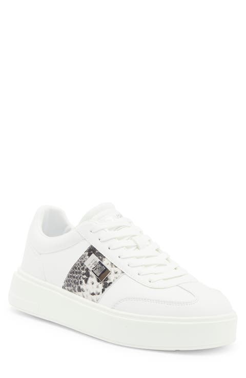 Snake Embossed Low Top Sneaker (Men)