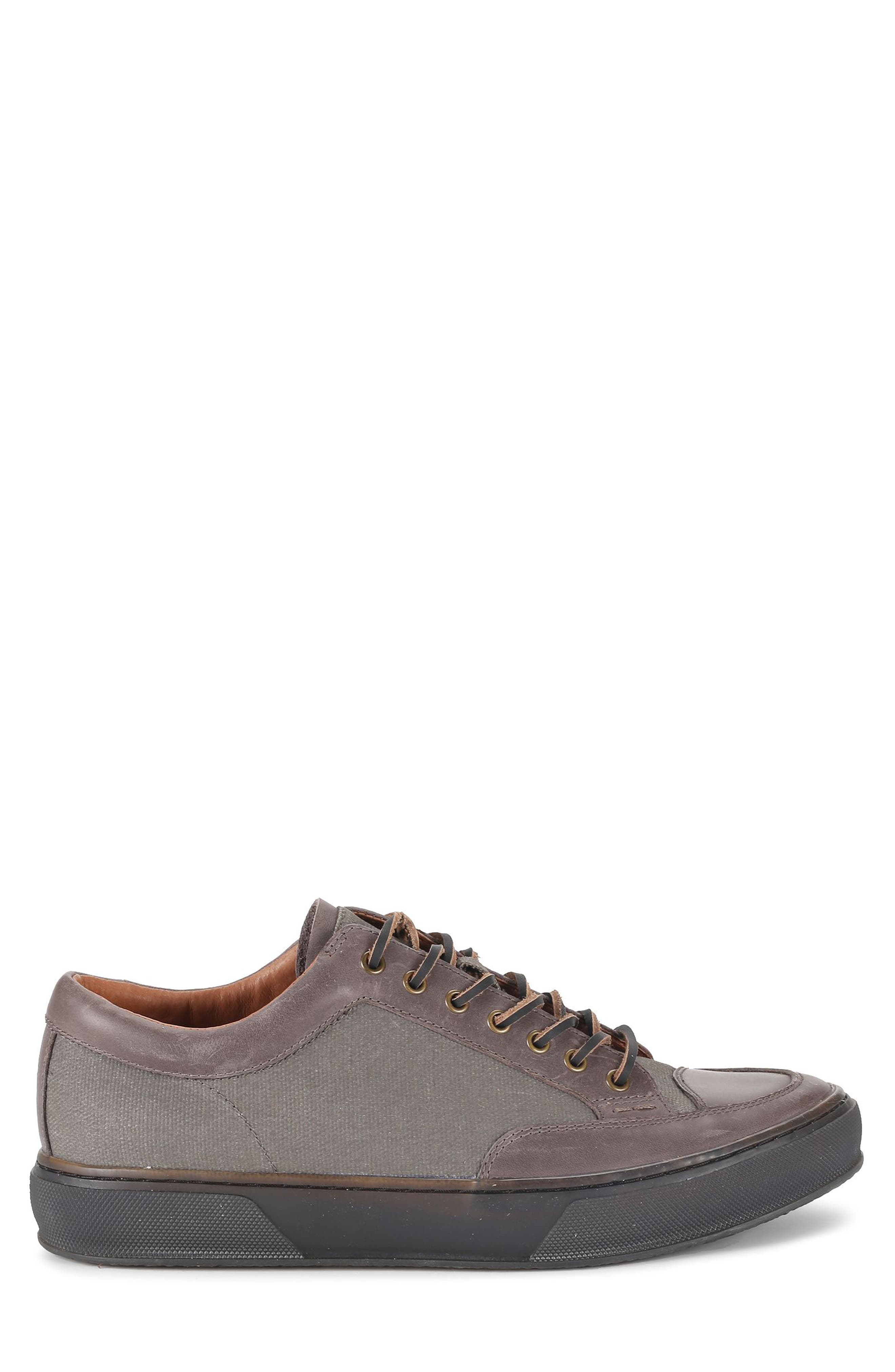 Frye Hoyt Low Water Resistant Sneaker, Alternate, color, Charcoal