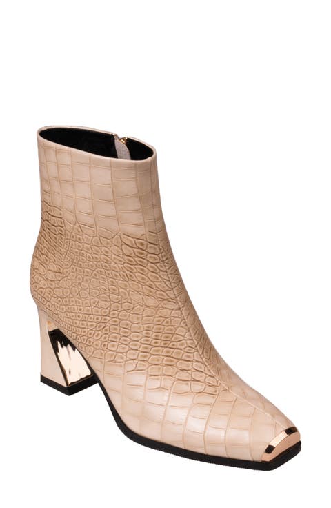 Lima Croc Embossed Boot (Women)