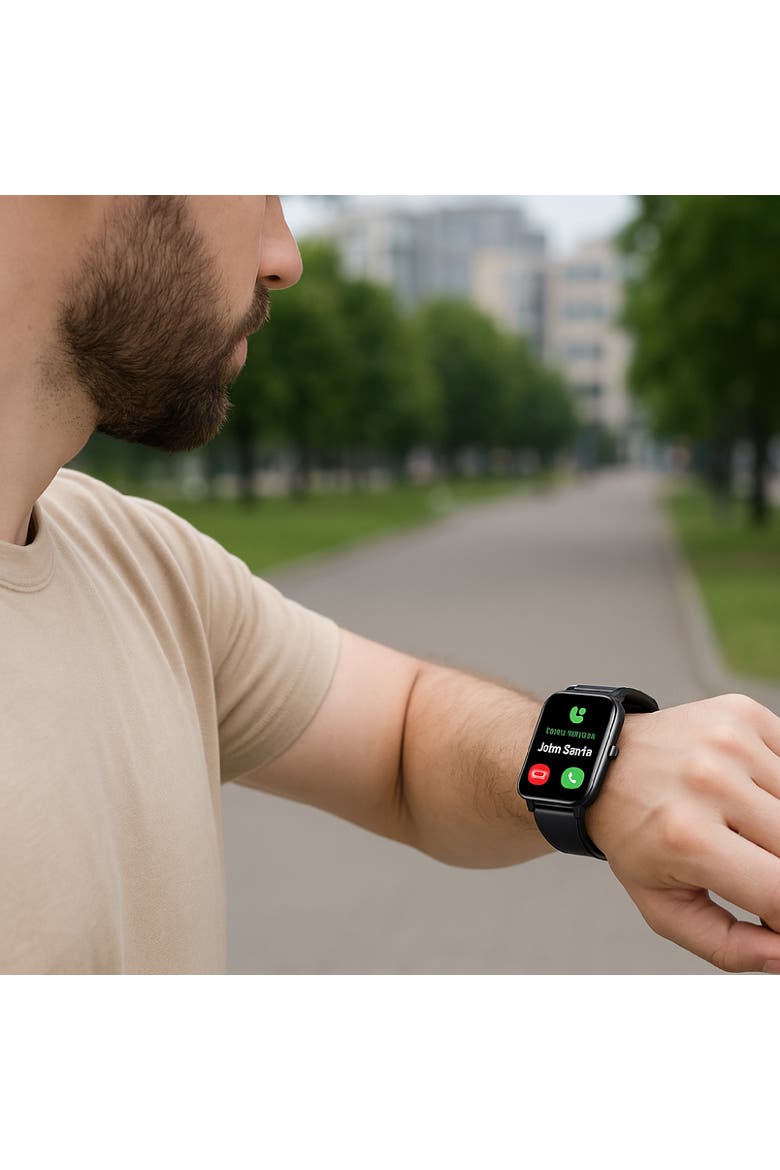 Bluetooth Smart Watch with Health Tracking, Alternate, color, Black