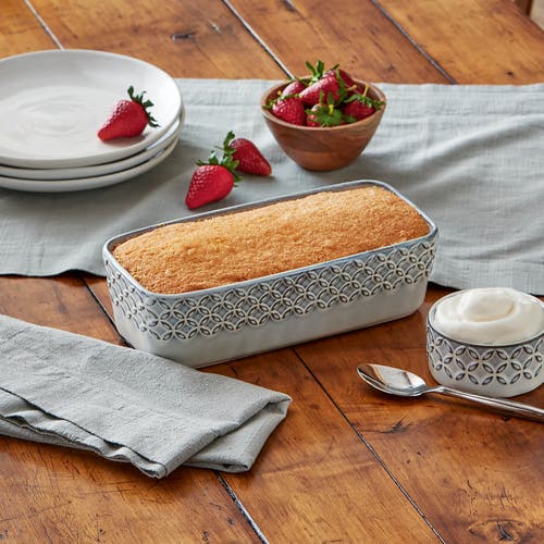 Tag Bistro Loaf Pan Grey Baking Dish Oven Safe Perfect For Baking In Multi