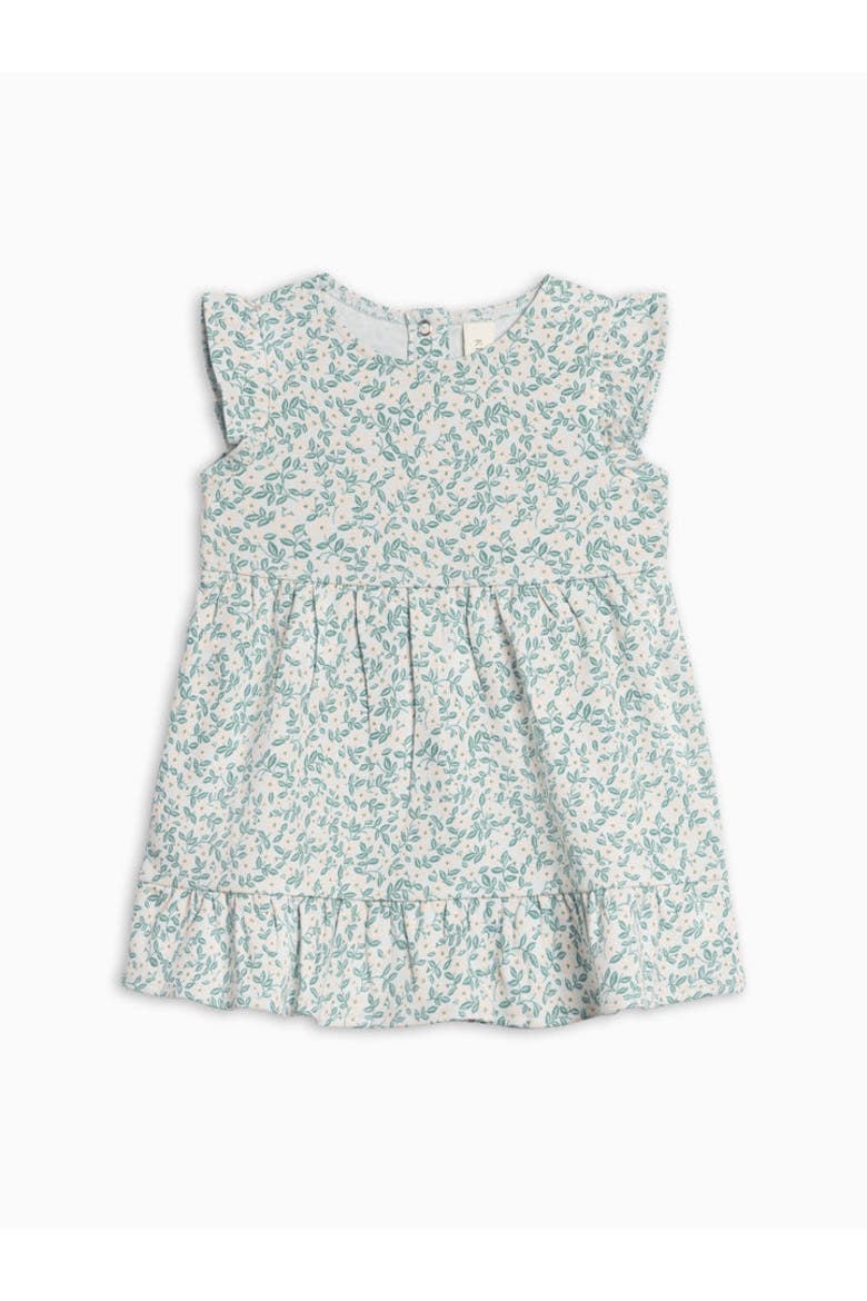 Organic Tilly Tiered Dress, Main, color, Arbor Floral / Powder + Shell