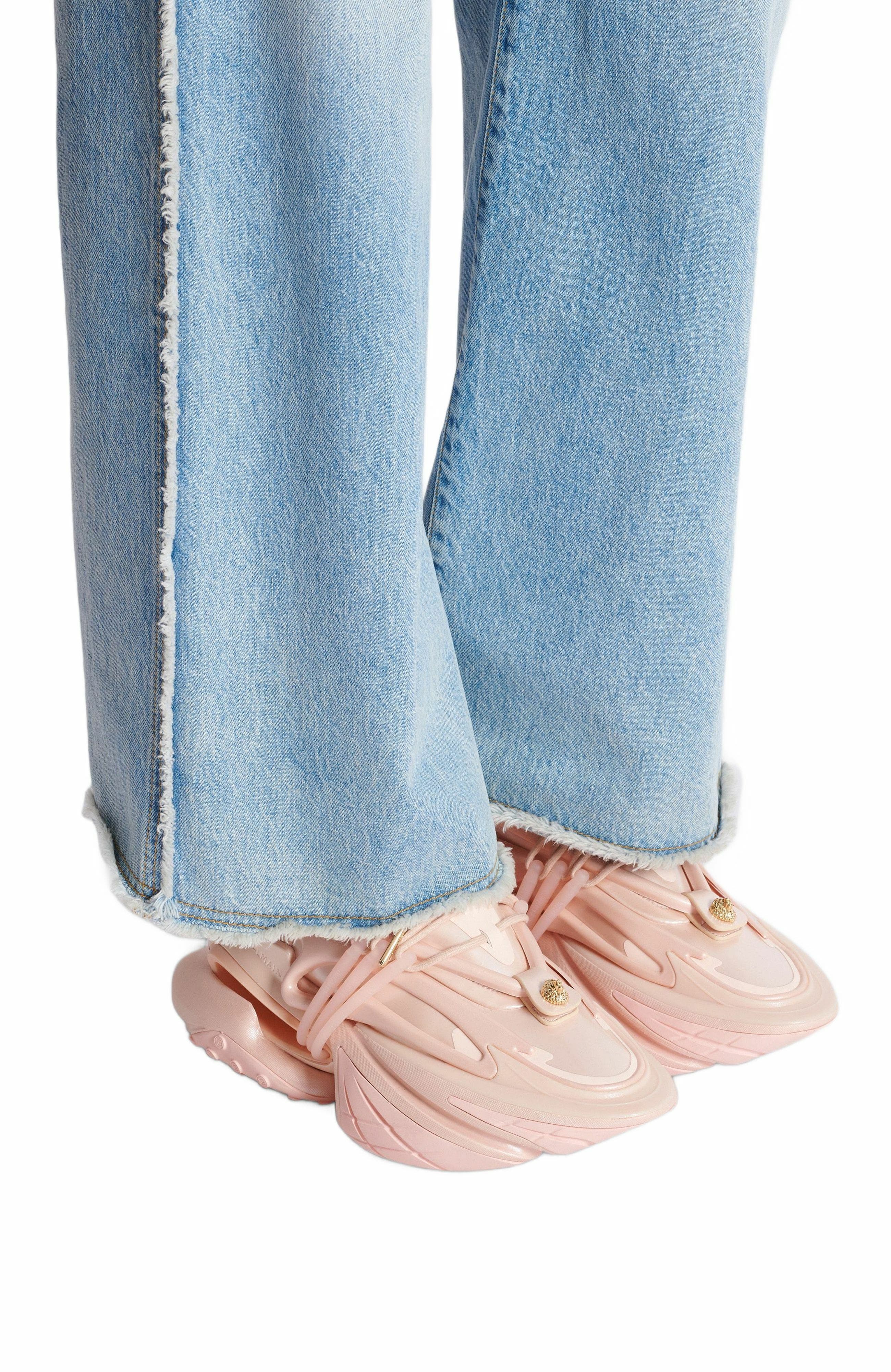 Balmain Unicorn Low Trainers In Iridescent Technical Materials, Alternate, color, 