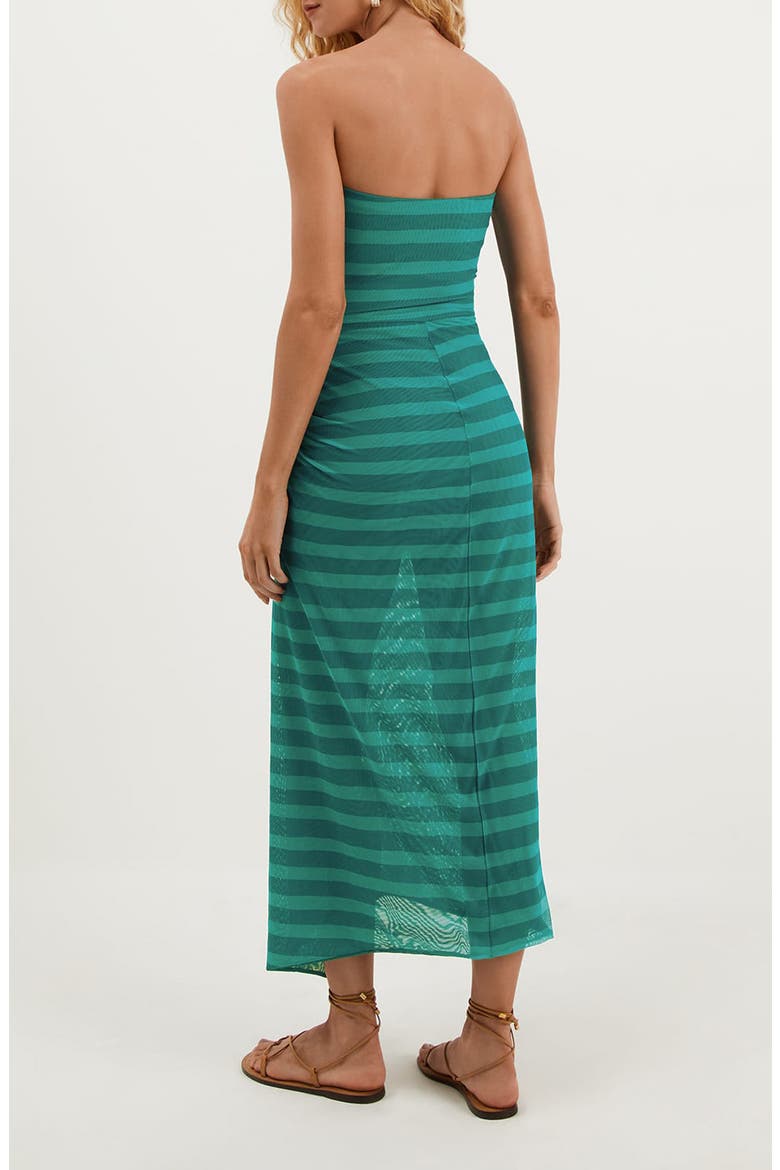 Har Yacht Sunny Strapless Cover-Up Dress, Alternate, color, MULTI