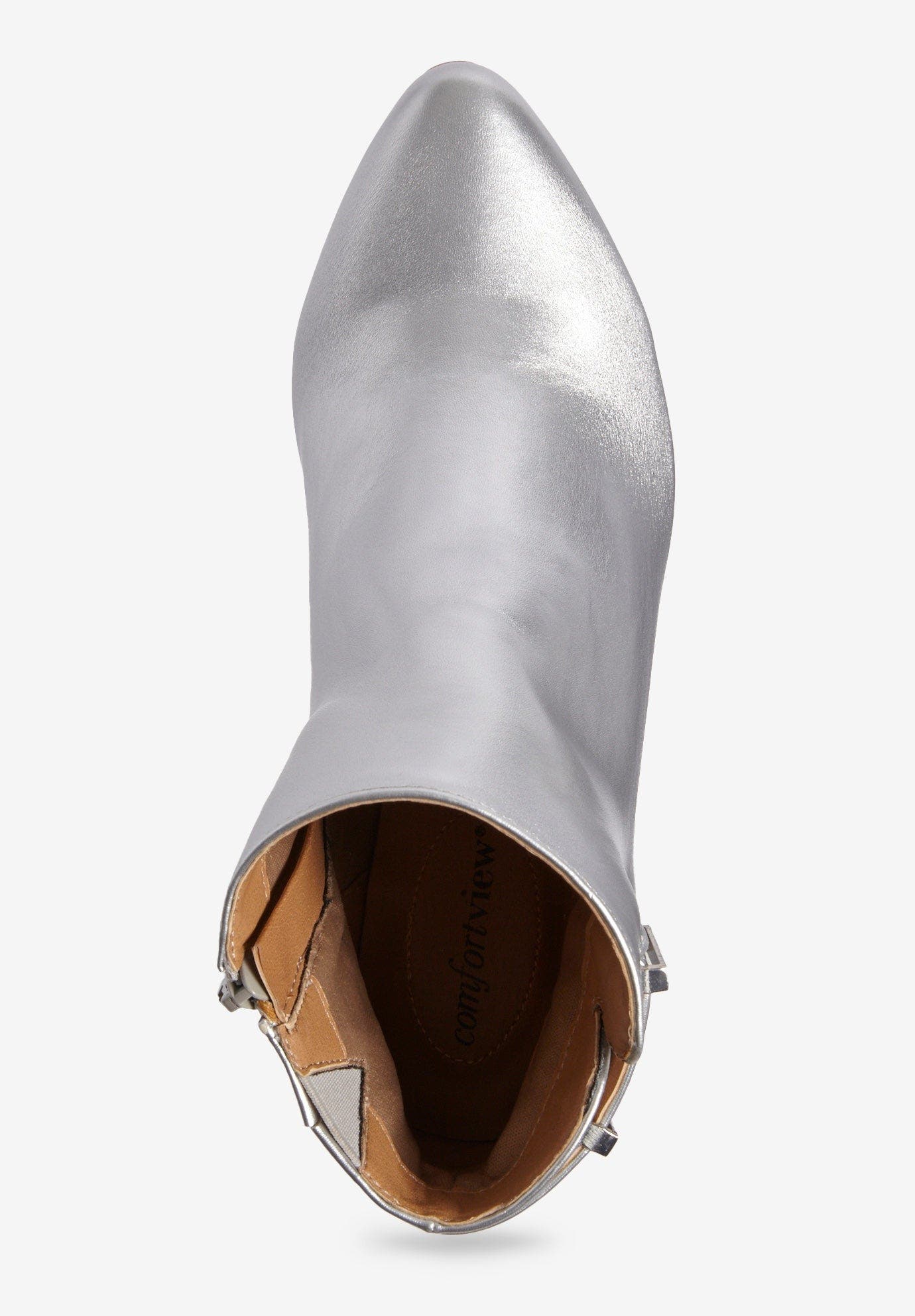 The Decima Bootie, Alternate, color, SILVER