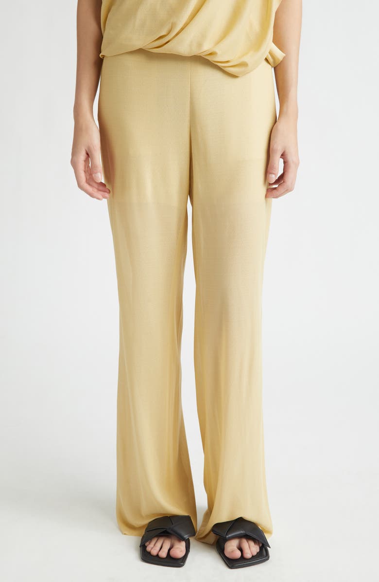 SETCHU Double Sheer Pants, Main, color, Sand Yellow