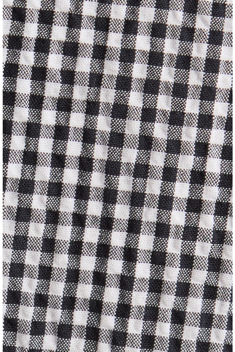 Check Print Jacket, Alternate, color, BLACK/ WHITE
