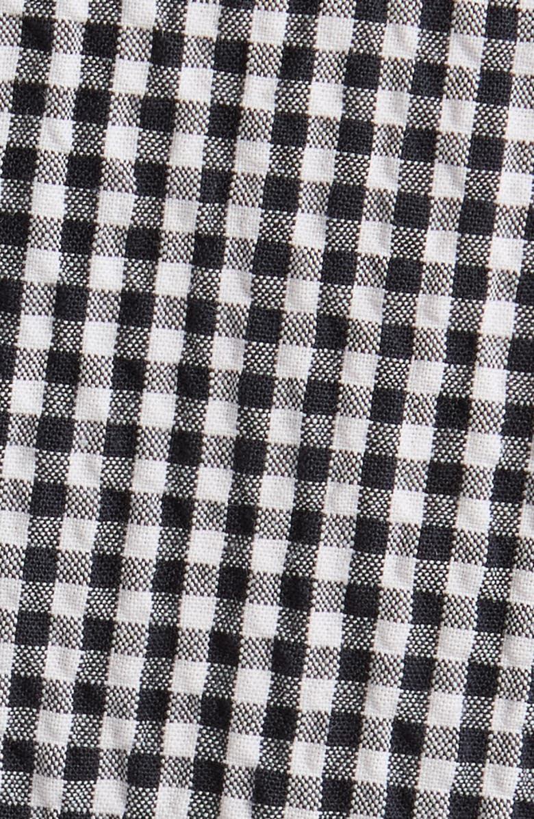 Eileen Fisher Check Print Jacket, Alternate, color, Black/ White