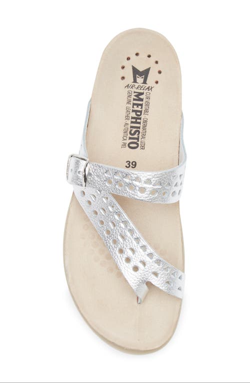 Mephisto Helena Perforated Toe Loop Sandal