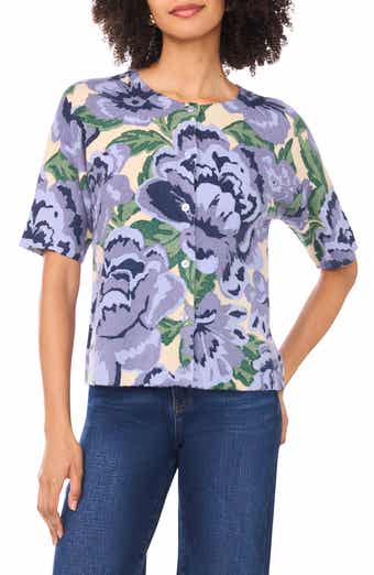 Ted Baker Floral Short Sleeve Cardigan